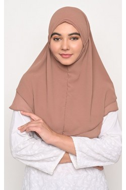 Bergo Alena Hijab Instant Rosybrown